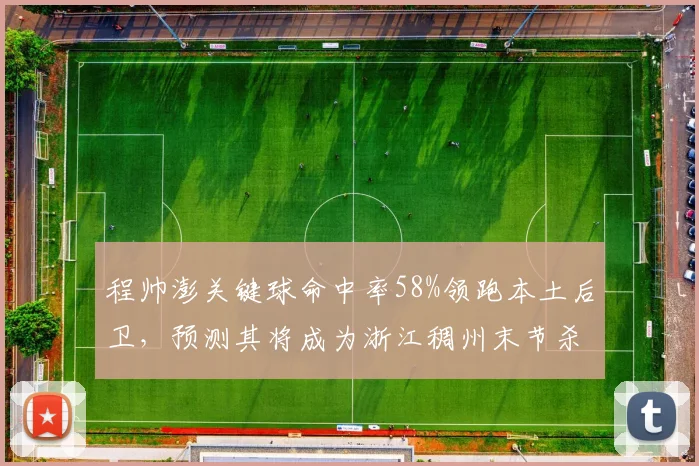 程帅澎关键球命中率58%领跑本土后卫，预测其将成为浙江稠州末节杀手